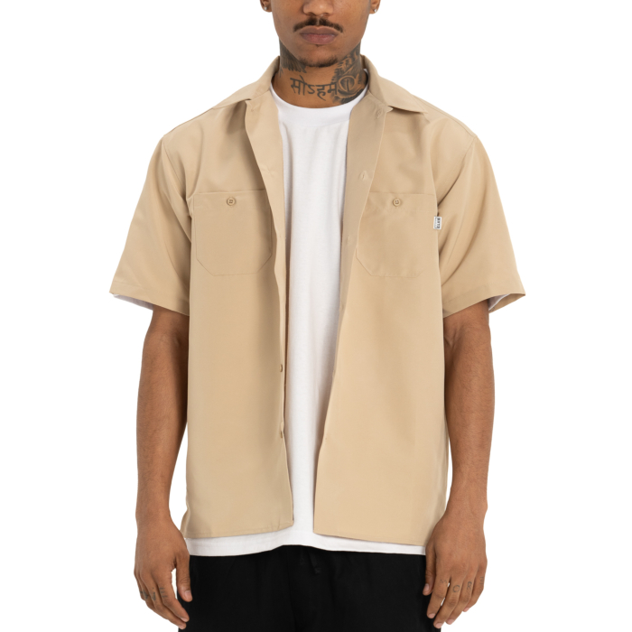 2024-02-02_rashawn_ecom_workshirt_denim_symmetry6257 Pro Club Men's Heavyweight Short Sleeve Work Shirts