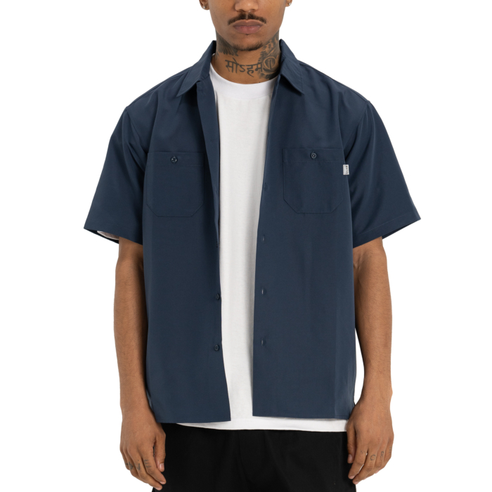 2024-02-02_rashawn_ecom_workshirt_denim_symmetry6289_1 Pro Club Short Sleeve Work Shirts