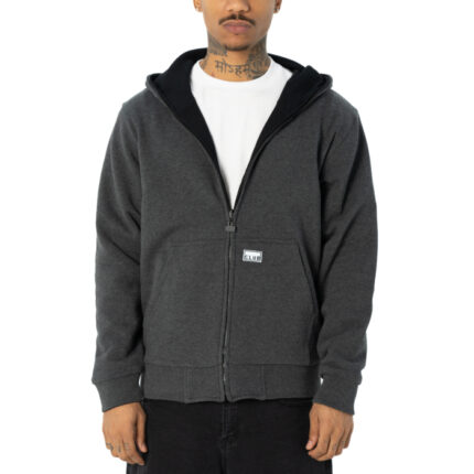 Pro Club Men's Heavyweight Basic Reversible Thermal Zip-Up Hoodie