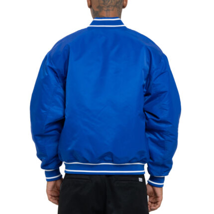 Pro Club Comfort Wide Satin Baseball Blue Jacket