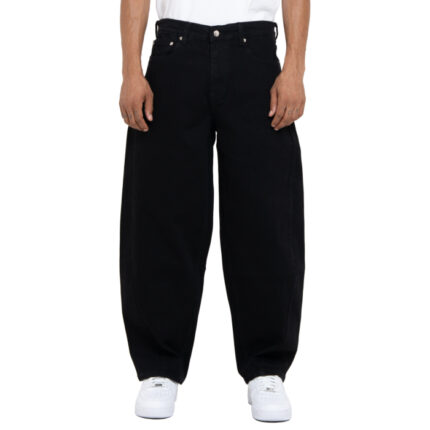 Pro Club Men's Heavyweight Barrel Leg Black Pants