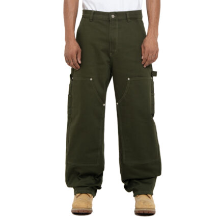 Pro Club Heavyweight Oversized Double Knee Carpenter Green Pants