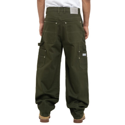 Pro Club Heavyweight Oversized Double Knee Carpenter Green Pants