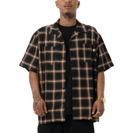 Pro Club Comfort Ombre Checker Short Sleeve Shirts