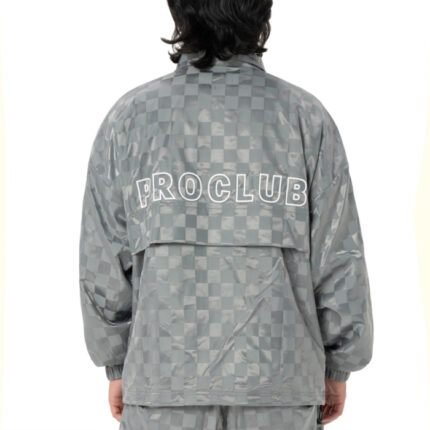 Pro Club Comfort Satin Checkered Pullover Jacket