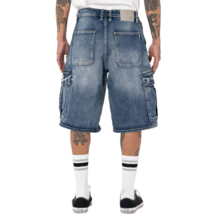 Pro Club Baggy Fit Denim Cargo Shorts