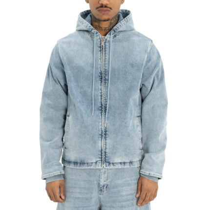 Pro Club Heavyweight Denim Zip-Up Jacket