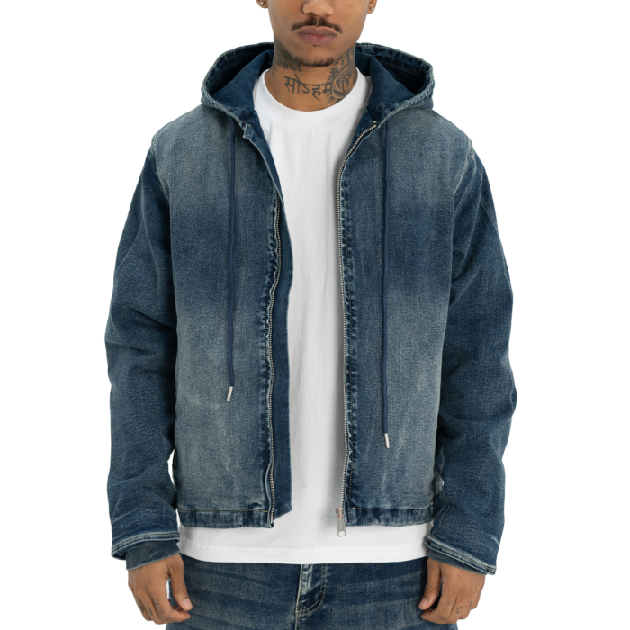 dsc07118_6 Pro Club Men's Heavyweight Denim Zip-Up Jacket